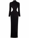Monot PRE high neck evening dress