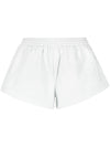 Balenciaga flared elasticated-waist shorts
