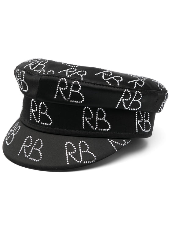 Ruslan Baginskiy crystal-embellished Baker Boy Hat
