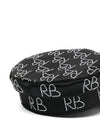 Ruslan Baginskiy crystal-embellished Baker Boy Hat