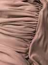 Saint Laurent Sleeveless Draped Minidress