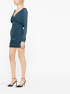 Saint Laurent draped mini dress