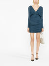 Saint Laurent draped mini dress