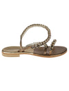 Emanuela Caruso Gold monastic anklet bracelet sandal