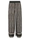 Obidi Striped silk trousers
