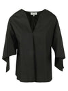 Psophia Cotton v-neck top