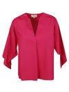 Psophia Cotton v-neck top