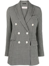 Circolo 1901 Pied de poul double-breasted jacket