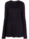 032C Flounced mini dress