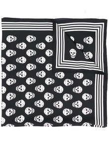  Alexander McQueen Skull silk scarf