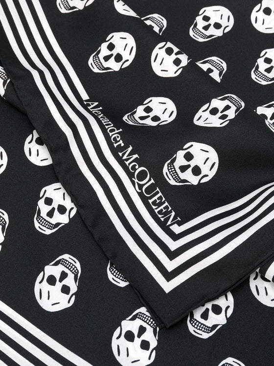 Alexander McQueen Skull silk scarf