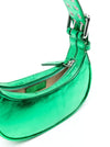 By Far metallic-effect tote bag