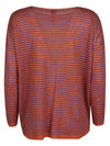 Alessandro Aste Boat neck striped linen sweater