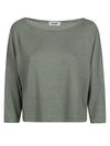 Base Linen boat-neck sweater