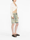 Vaquera Denim split shorts