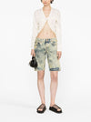 Vaquera Denim split shorts