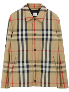  Burberry Checked shirt jacket