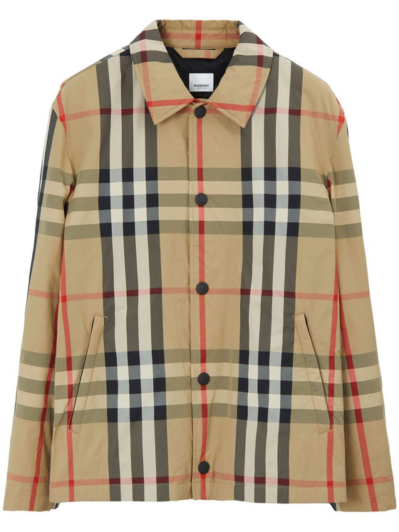 Burberry Checked shirt jacket