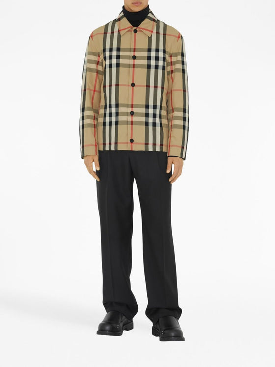 Burberry Checked shirt jacket