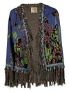 Clocloude Printed cotton cardigan