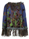 Clocloude Printed cotton cardigan