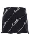 Rotate Birger Christensen Skort Sequin Logo Mini