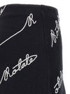 Rotate Birger Christensen Skort Sequin Logo Mini
