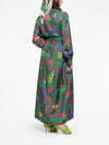 Az Factory Pre Paisley print long wrap dress
