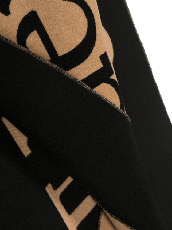 Alexander McQueen Logo cotton scarf