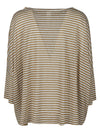 C-Zero Shirt Linen striped sweater