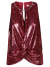 Dahlo Sequin cropped top