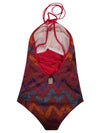 Feel Me Fab Keywest printed one-piece swimsuit