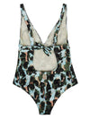 Feel Me Fab Crossy printed one-piece swimsuit