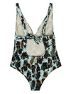 Feel Me Fab Crossy printed one-piece swimsuit