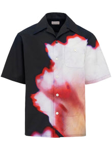  Alexander McQueen Solarised Flower Shirt