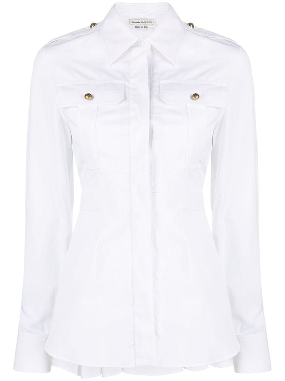 Alexander McQueen Pleated shirt
