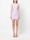 Reina Olga Cut-out detail short dress