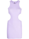 Reina Olga Cut-out detail short dress