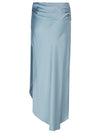 Jonathan Simkhai Elisabetta draped satin midi skirt