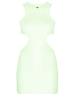 Reina Olga Cut-out detail short dress