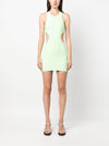 Reina Olga Cut-out detail short dress