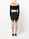 Louisa Ballou Long sleeve cut-out bodysuit