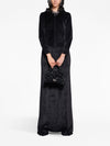 Balenciaga Crystal embellished velvet zip-up hoodie