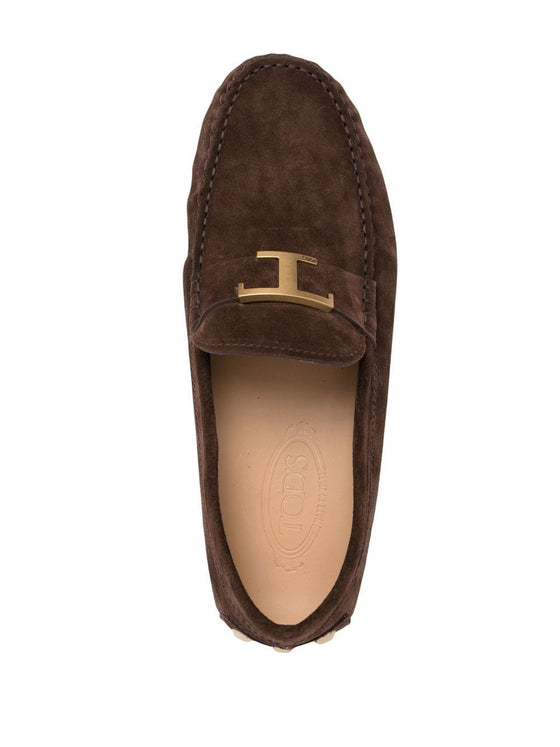 Tod's Gommino Bubble T Timeless nubuck driving shoes
