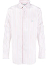 Etro Striped shirt with embroidery
