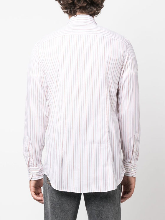 Etro Striped shirt with embroidery