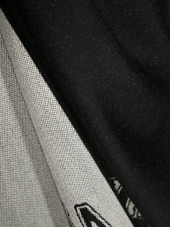 Alexander McQueen Logo wool scarf