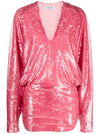 The Attico Gael sequined mini dress