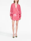 The Attico Gael sequined mini dress
