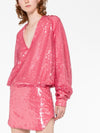 The Attico Gael sequined mini dress